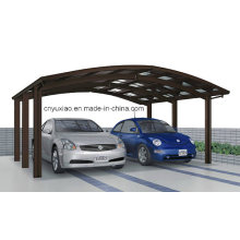 2014 Modernes Doppel-Aluminium-Carport für 2 Autos